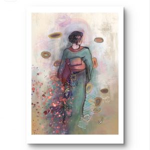 Illustration Digitale - Geisha 2 - 29.7x42cm