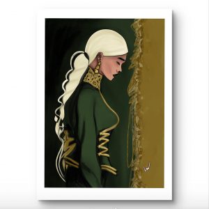 Illustration digitale - Guerrière impératrice