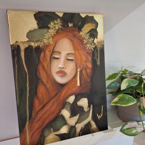 Toile originale – La belle rousse – format 4F