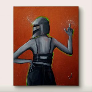 Peinture originale - Fuck Wars