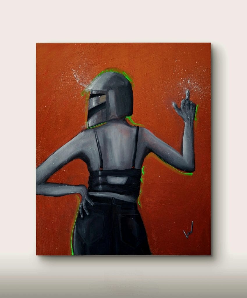 Peinture originale - F*** Wars